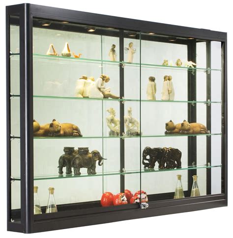 metal glass display box|glass display cases for collectibles.